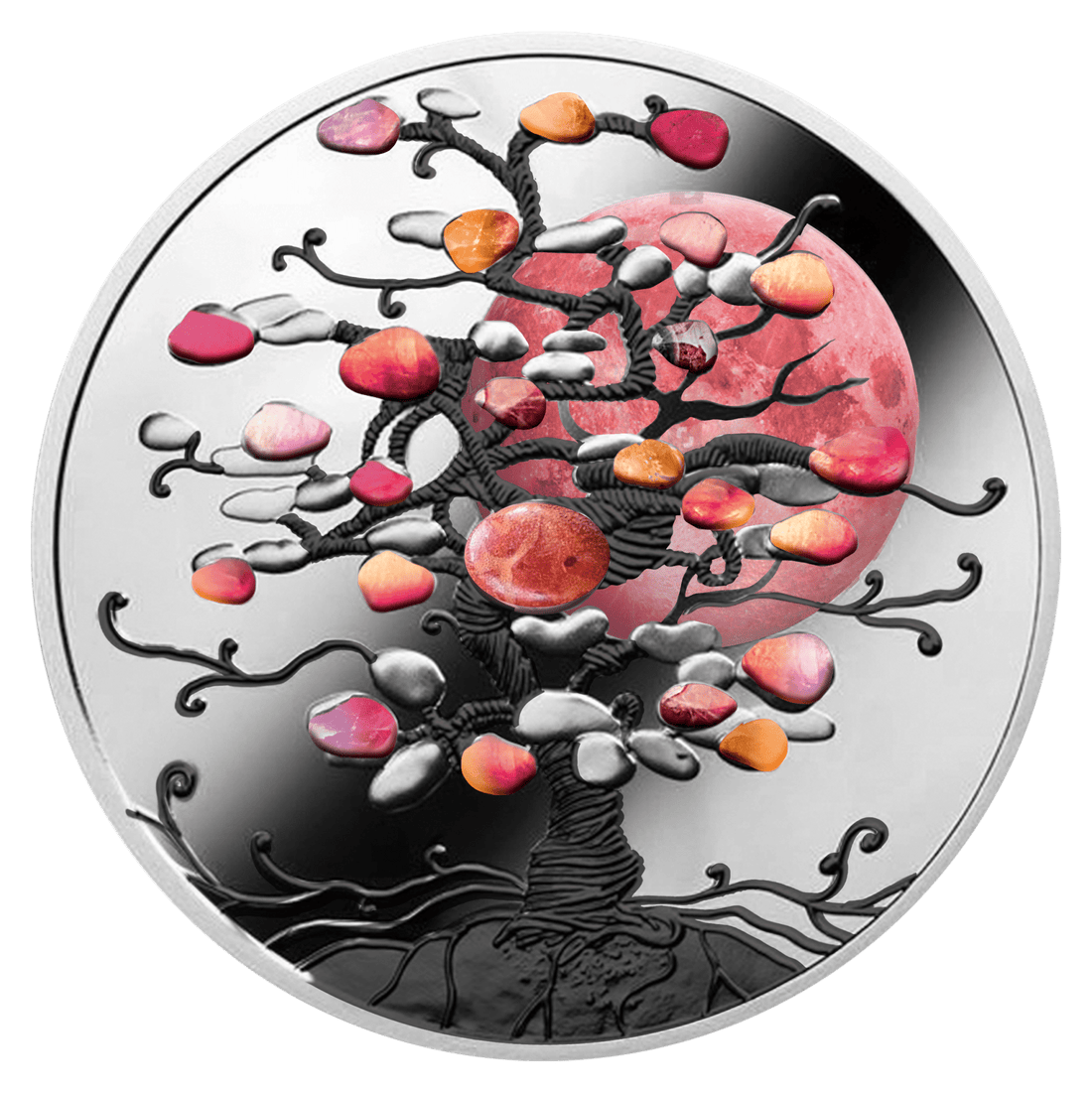 2022 Niue THE TREE OF LUCK CORAL 1 oz Silver Coin - OZB
