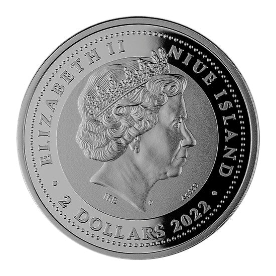 2022 Niue THEMIS 1 oz Silver Coin PF 69 - OZB