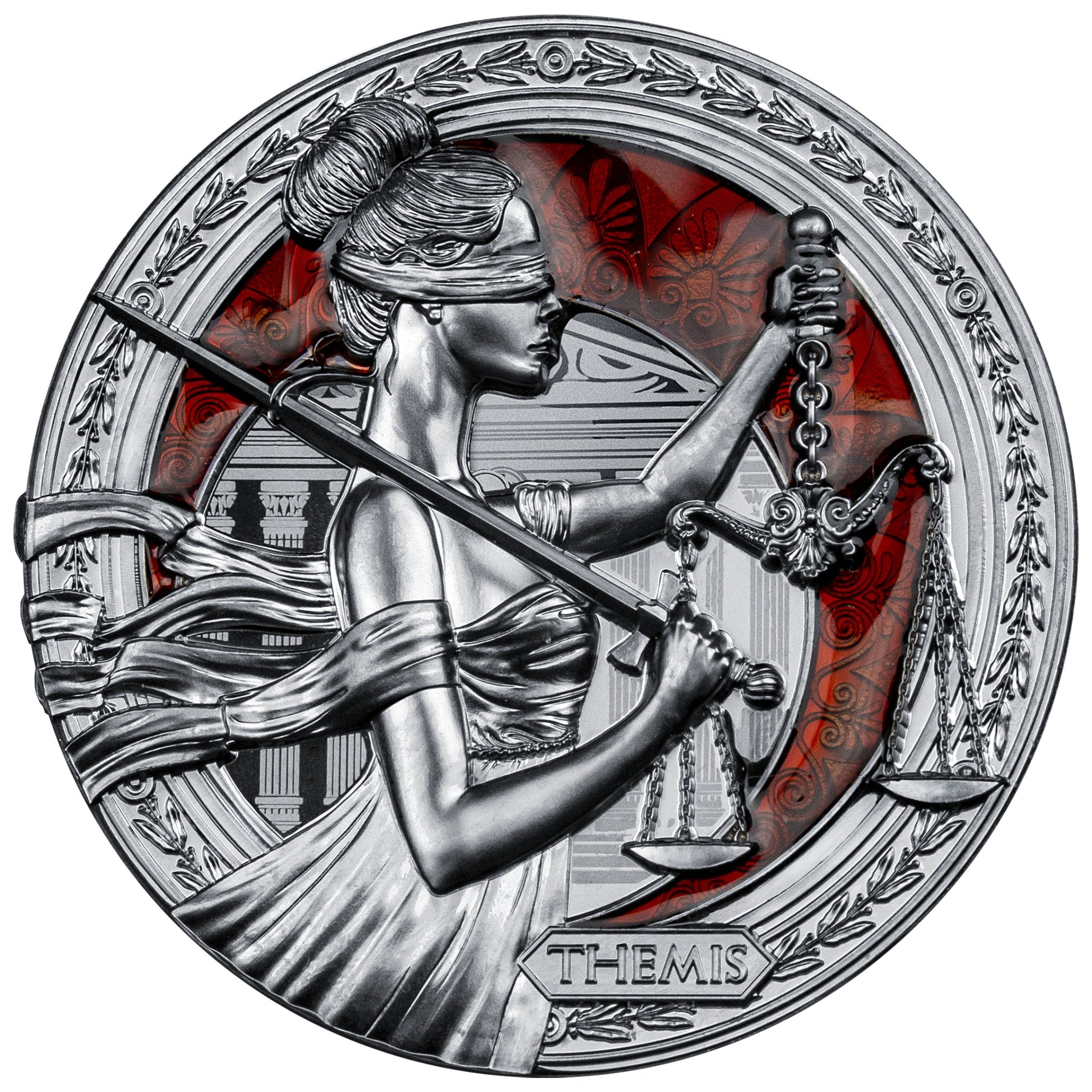 2022 Niue THEMIS 1 oz Silver Coin PF 69 - OZB