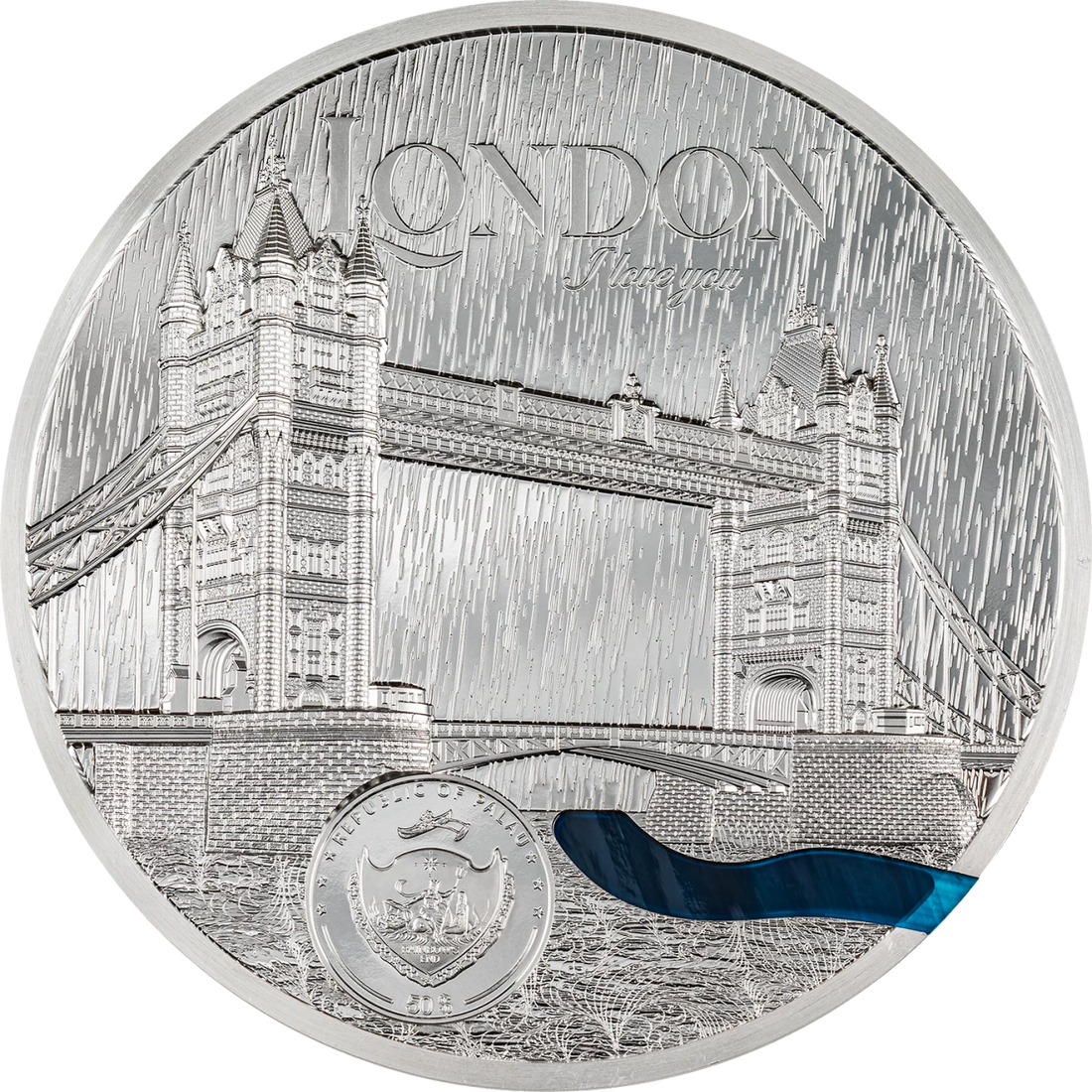 2023 Palau LONDON - TIFFANY ART METROPOLIS 1 Kilo Silver Coin - OZB