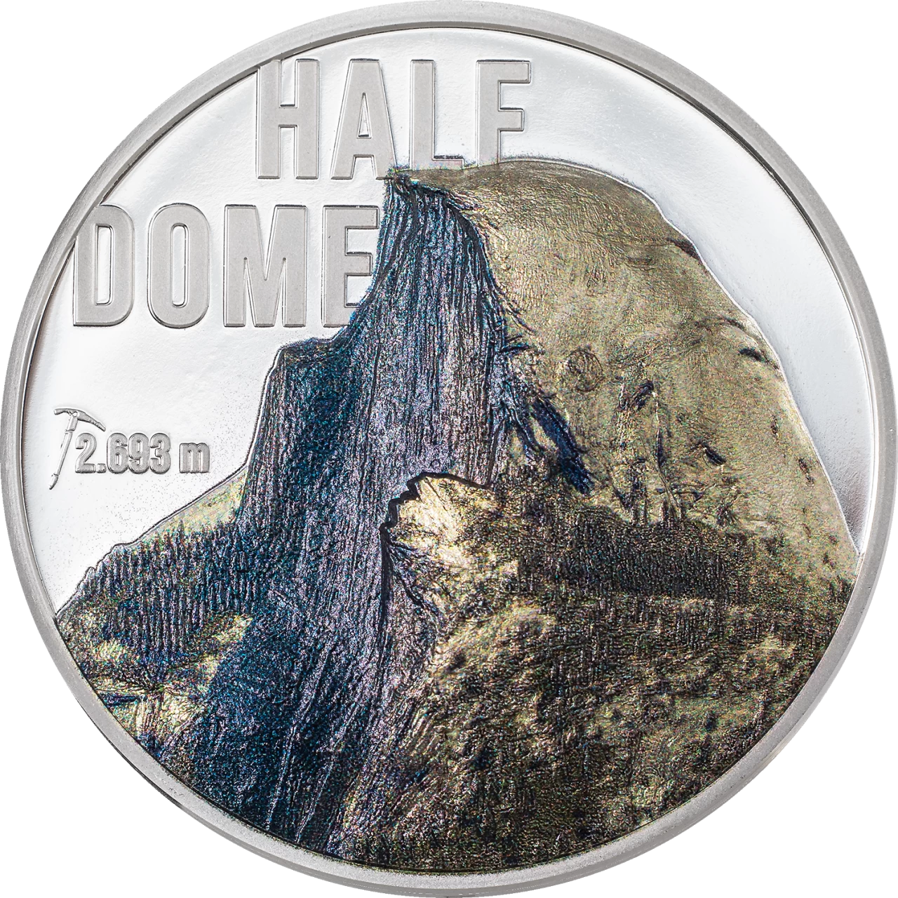 2023 Cook Island HALF DOME - PEAKS 2 oz Silver Coin - OZB