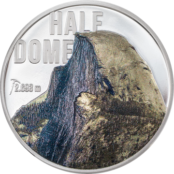 2023 Cook Island HALF DOME - PEAKS 2 oz Silver Coin - OZB