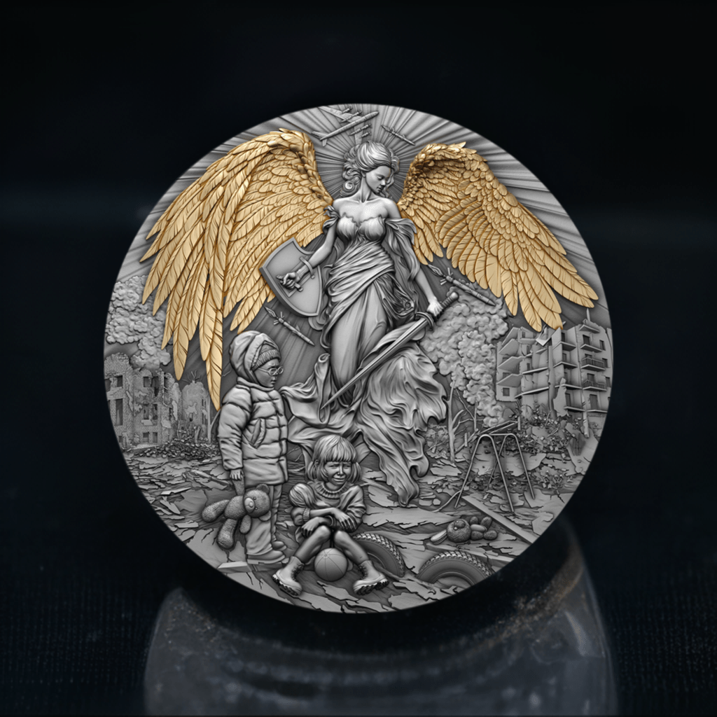 2023 Cameroon GUARDIAN ANGEL 2 oz Silver Coin - Oz Bullion