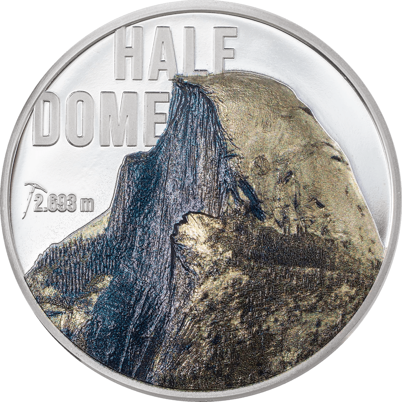 2023 Cook Island HALF DOME - PEAKS 2 oz Silver Coin - Oz Bullion