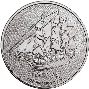 2023 Cook Island HMS BOUNTY 1 oz Silver Coin - OZB
