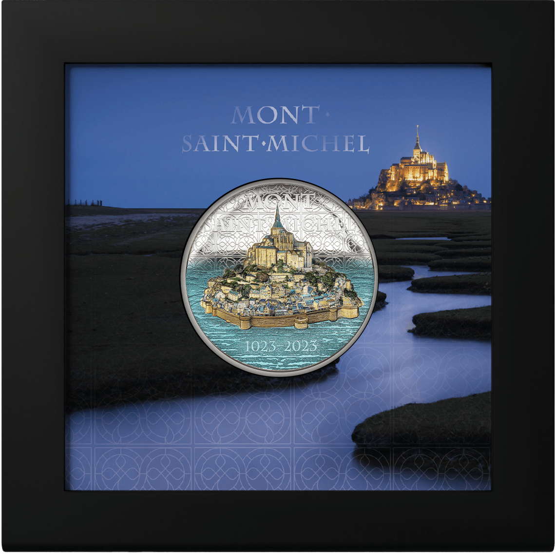 2023 Cook Island MONT-SAINT-MICHEL 2 oz Silver Coin - Oz Bullion