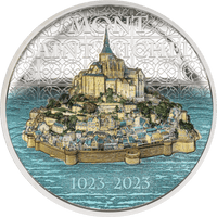 2023 Cook Island MONT-SAINT-MICHEL 2 oz Silver Coin - Oz Bullion