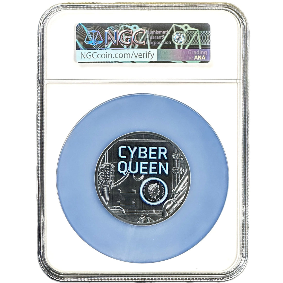2023 Cook Islands THE BEGINNING - CYBER QUEEN 3 oz Silver Coin PF 70 - OZB