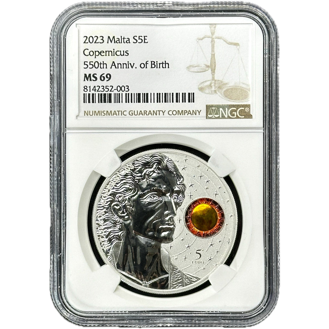 2023 Copernicus 1 oz Silver Coin MS 69 - OZB