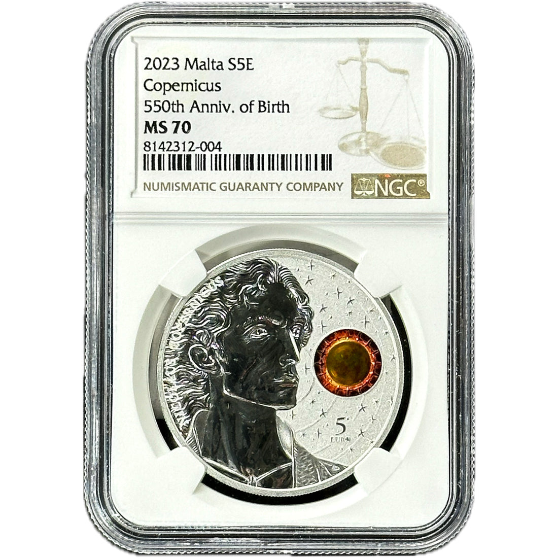2023 Copernicus 1 oz Silver Coin MS 70 - OZB