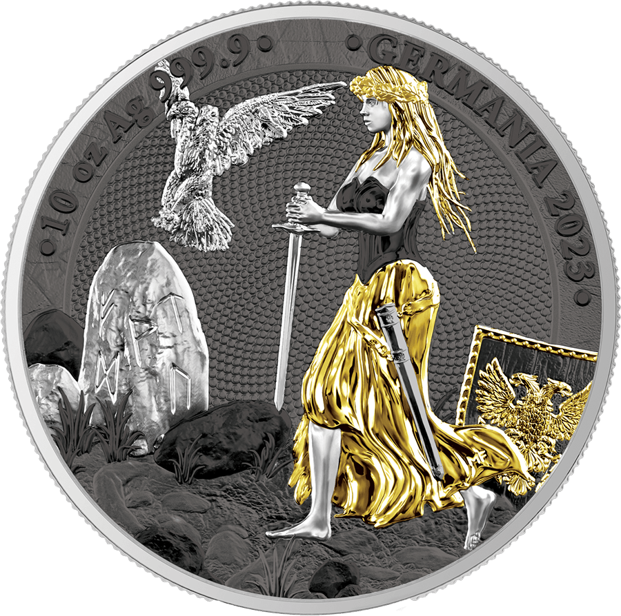 2023 Germania 10 oz Silver Coin (ANA Edition) - OZB