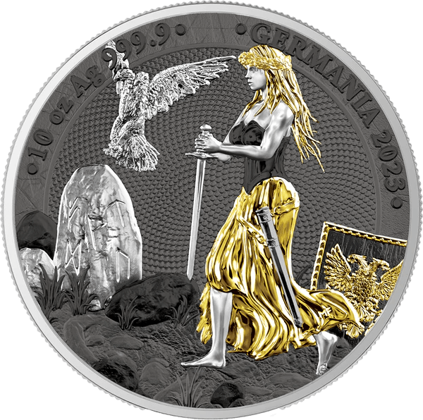 2023 Germania 10 oz Silver Coin MS 69 - Oz Bullion