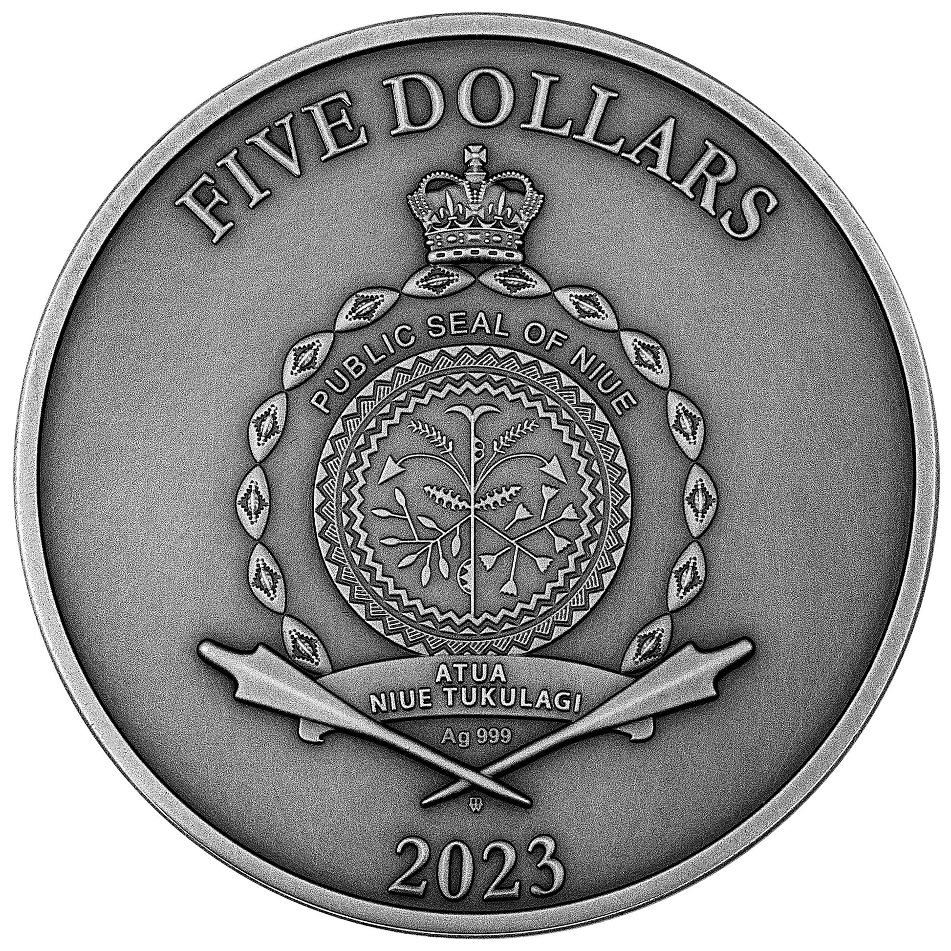 2023 Niue BEE 2 oz Silver Coin - OZB