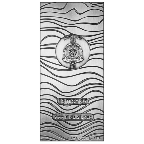 2023 Niue Mandalorian BESKAR 10 oz Silver Bar - Oz Bullion