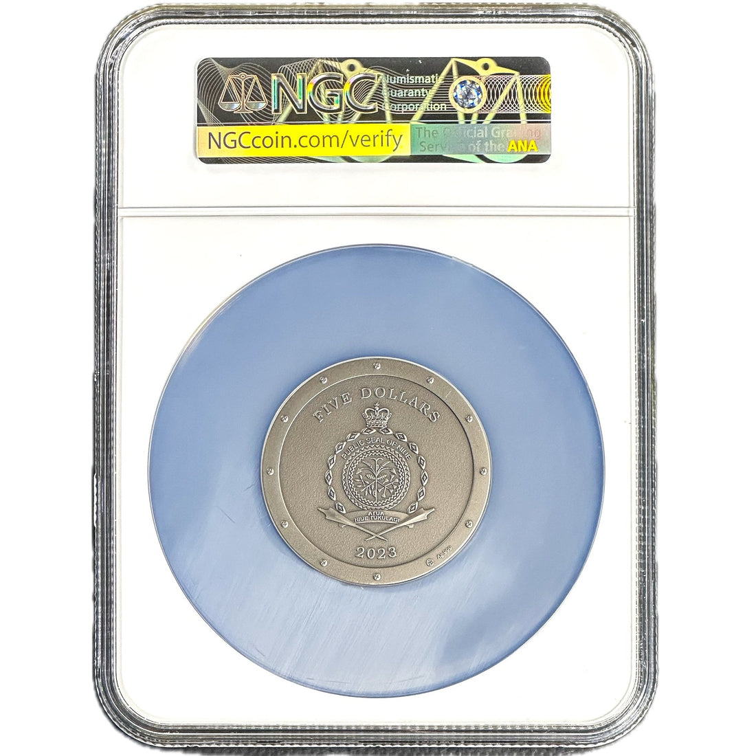 2023 Niue METAL WOLF - STEAMPUNK 2 oz Silver Coin MS 70 - OZB