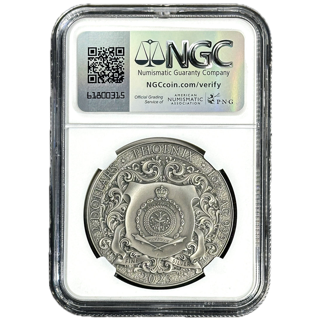 2023 Niue PHOENIX - Colorized 1 oz Silver Coin MS 70 - OZB