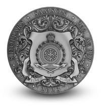 2023 Niue SAMSON 2 oz Antique Silver Coin MS 70 - OZB
