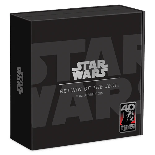 2023 Niue Star Wars: RETURN OF THE JEDI 40th Anniversary 3 oz Silver Coin - Oz Bullion