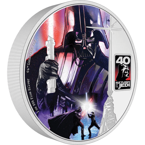 2023 Niue Star Wars: RETURN OF THE JEDI 40th Anniversary 3 oz Silver Coin - Oz Bullion