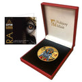 God RA - Egyptian Gods Series 1oz Proof Silver GoldClad Coin (Colored) - OZB