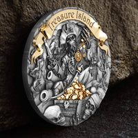 2024 Cameroon TREASURE ISLAND 2 oz Silver Coin - Oz Bullion