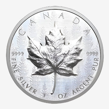 2024 Canadian MAPLE LEAF UHR Pulsating Forest 1 oz Silver Coin - Oz Bullion