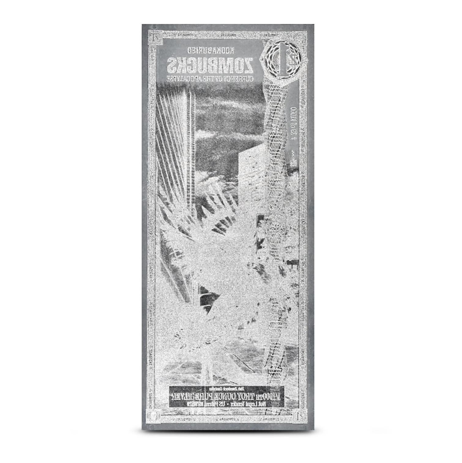 2026 Zombucks KOOKABURIED 1/1000 oz Silver Note