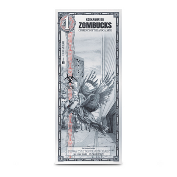 2026 Zombucks KOOKABURIED 1/1000 oz Silver Note