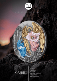 GABRIEL 2 oz Silver Coin - 5 Dollars Niue 2025 - T&S Coin