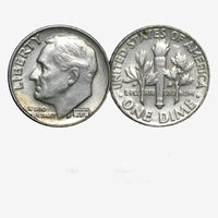 Bag of 50 Constitutional SILVER EISENHOWER DIMES Random Date and Mint 90% Silver