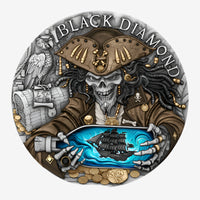 2 oz Silver BLACK DIAMOND Coin 2024 Cameroon