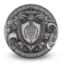 DARKEST HOUR 2 oz Silver Coin - $5 Niue Collectible - T&S Coin