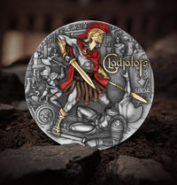 GLADIATOR 2 oz Silver Coin - $5 Niue - T&S Coin