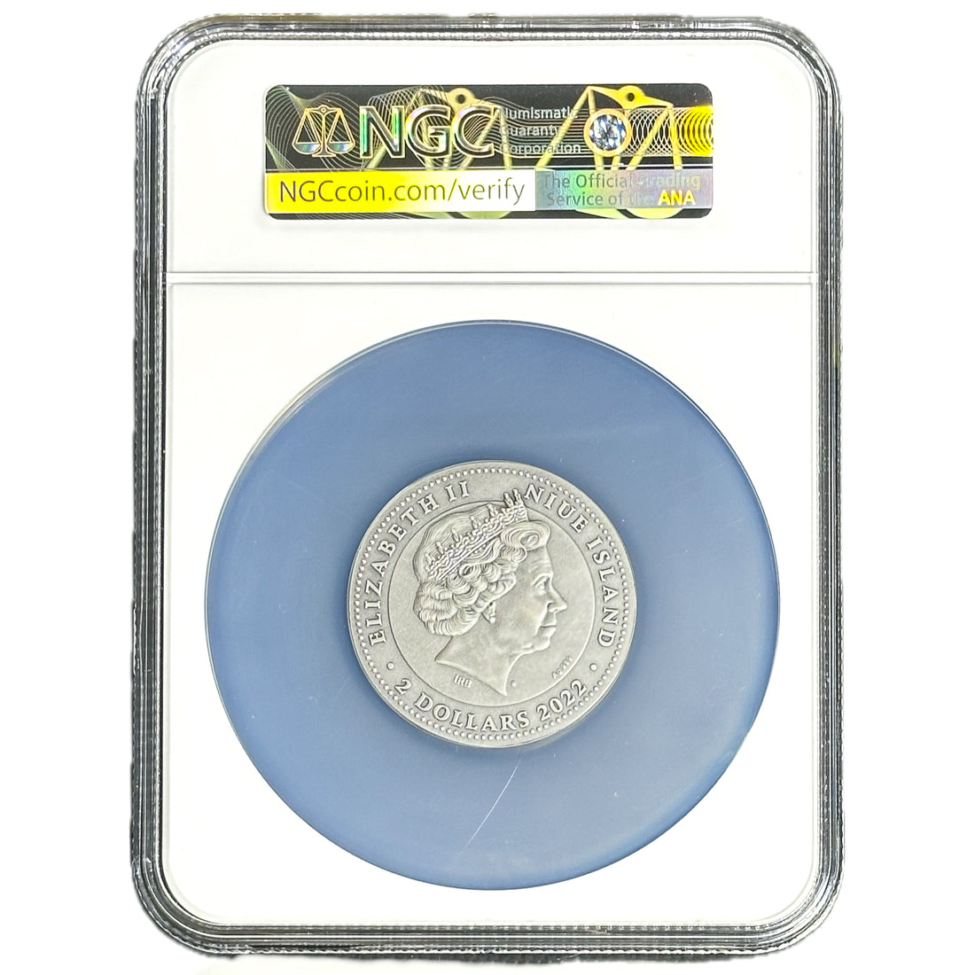 2022 Niue CHINESE CALENDAR 2 oz Silver Coin MS 70 - OZB