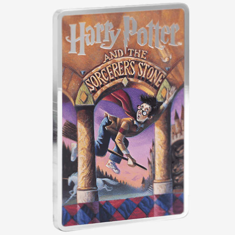 2 oz Silver HARRY POTTER Harry Potter and the Sorcerer's Stone Book Cover Coin 2025 Niue