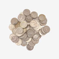 Bag of 50 Constitutional SILVER EISENHOWER DIMES Random Date and Mint 90% Silver