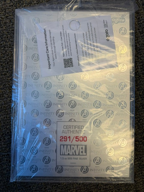 1.5 oz Silver MARVEL AVENGERS AGE OF ULTRON Niue