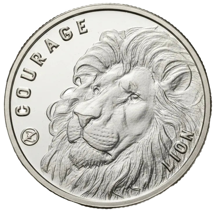 1 Gram Courage the Lion LIMITED EDITION Round - OZ MINT