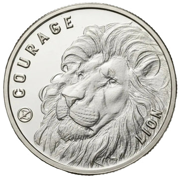 1 Gram Courage the Lion LIMITED EDITION Round - OZ MINT