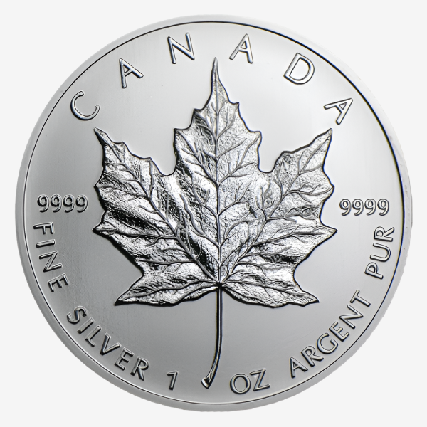 1 oz Silver CANADIAN MAPLE LEAF Coin (Random Year)
