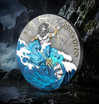 POSEIDON 2 oz Silver Coin - 2026 $5 Niue - T&S Coin