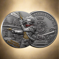 2024 Liberia DJANGO BOUNTY HUNTER 2 oz Silver Coin - Oz Bullion