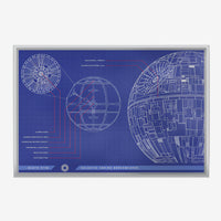 1 oz Silver STAR WARS - DEATH STAR BLUEPRINT Coin 2025 Niue