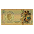 2022 Cook Islands REDISCOVERY Threads of Light 24k Gold Note - OZB