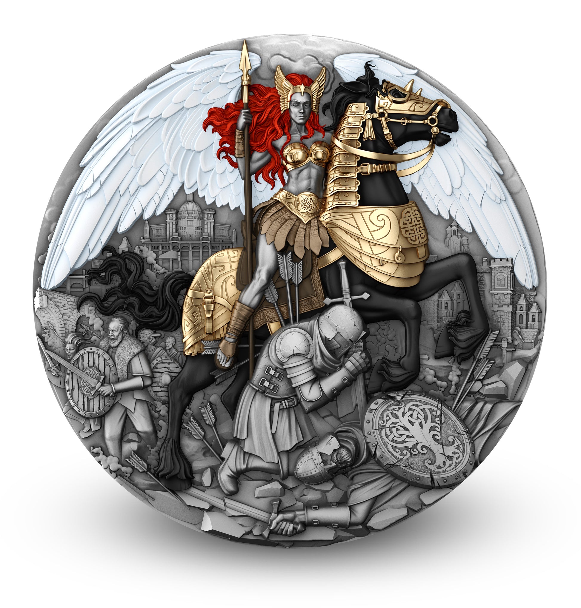 VALKYRIE 2 oz Silver Coin - 5 Dollars Niue 2025 - T&S Coin