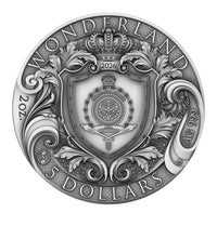 WONDERLAND 2 oz Silver Coin - 5 Dollar Niue 2026 - T&S Coin
