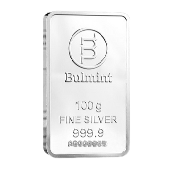Bulmint 100g Silver Bar - OZB