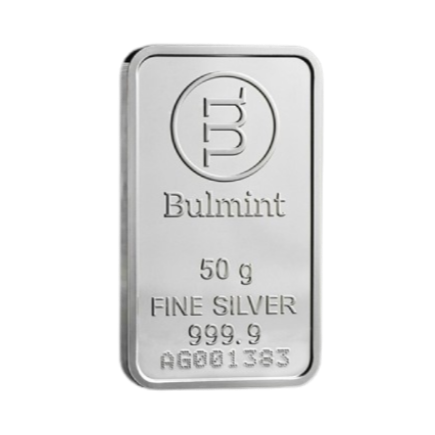 Bulmint 50g Silver Bar - OZB