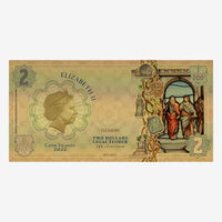 Cook Islands VOICE 24k Gold Note - Threads of Light