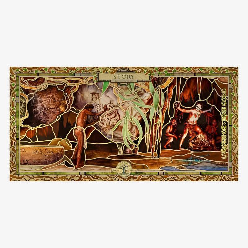 Cook Islands Gold Note - Threads of Light | 24k Gold